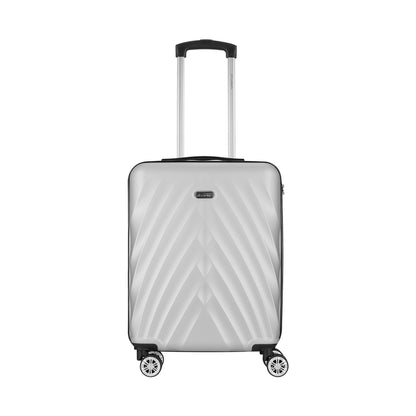 Travelwize Terra ABS 67cm 4-Wheel Spinner Luggage - Silver