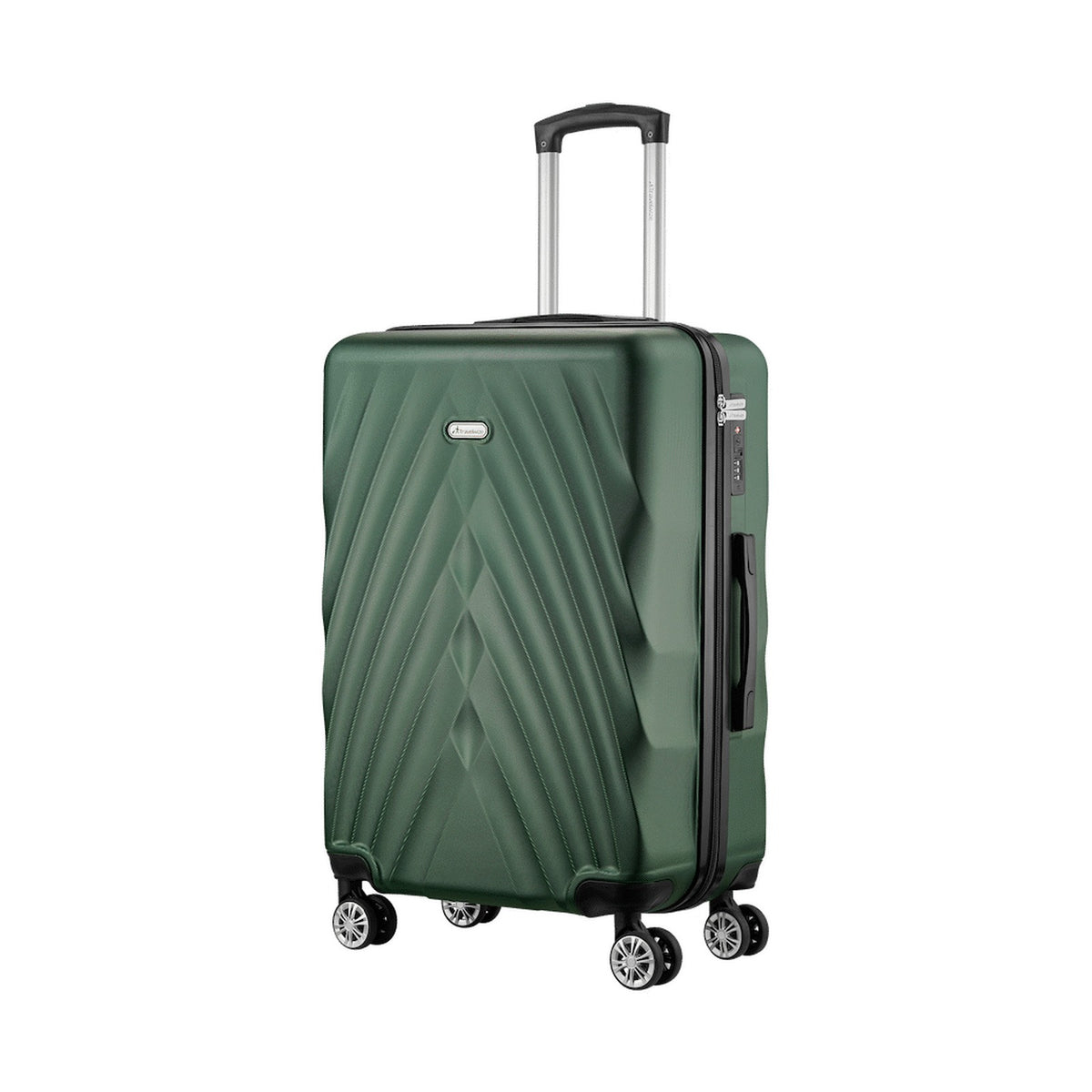 Travelwize Terra ABS 77cm 4-Wheel Spinner Luggage - Bottle