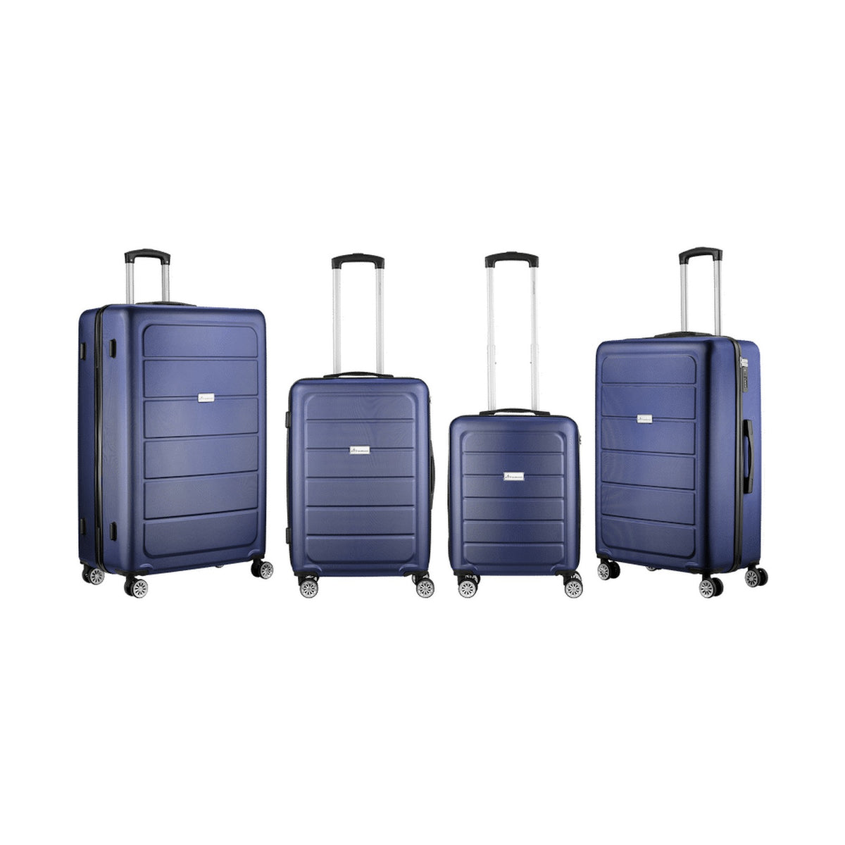 Travelwize Maple ABS 4-Wheels Spinner 4Pc Luggage Set Navy