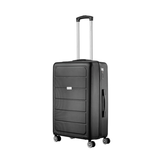 Travelwize Maple ABS 65cm 4-Wheel Spinner Luggage - Black