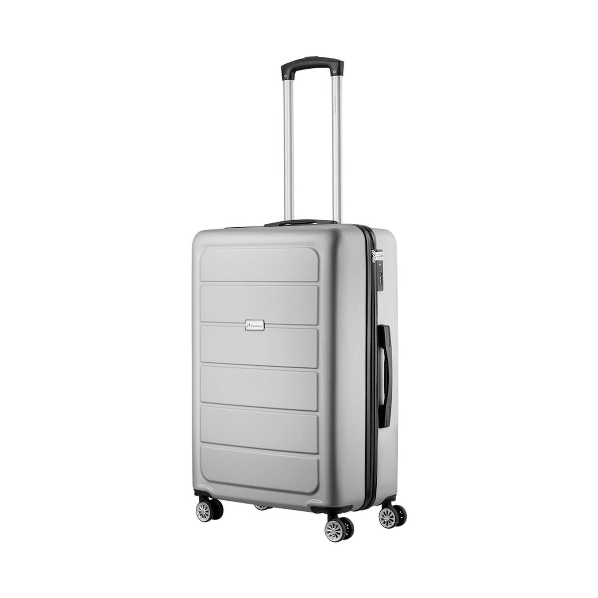 Travelwize Maple ABS 65cm 4-Wheel Spinner Luggage - Silver