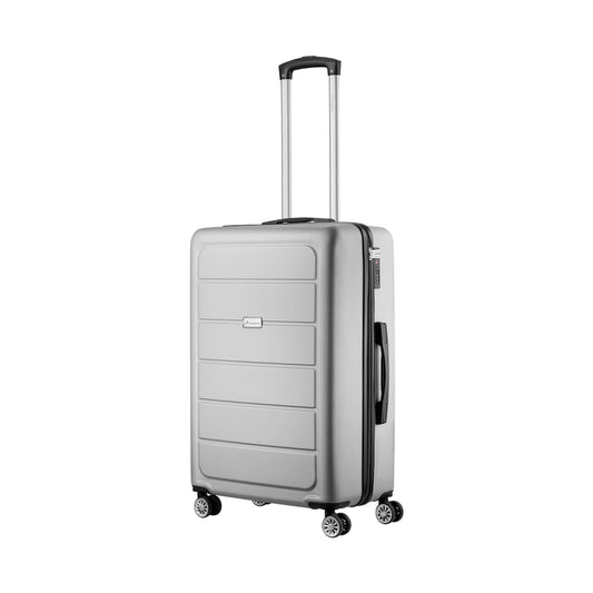 Travelwize Maple ABS 65cm 4-Wheel Spinner Luggage - Silver