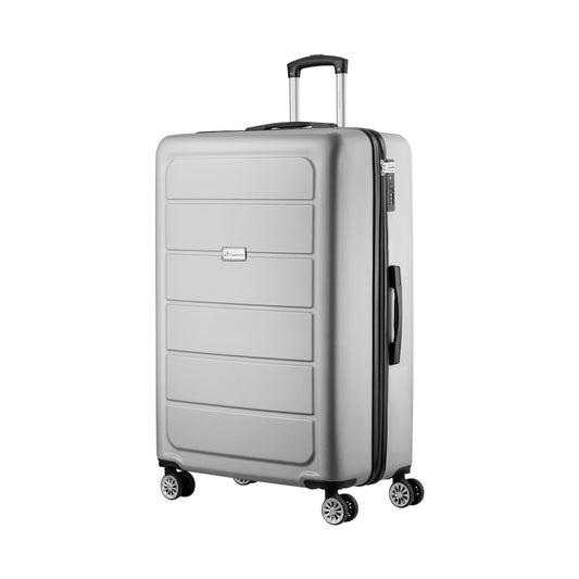 Travelwize Maple ABS 85cm 4-Wheel Spinner Luggage - Silver
