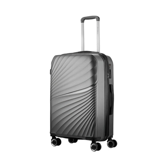 Travelwize Quartz PP 66cm 4-Wheel Spinner Luggage - Silver