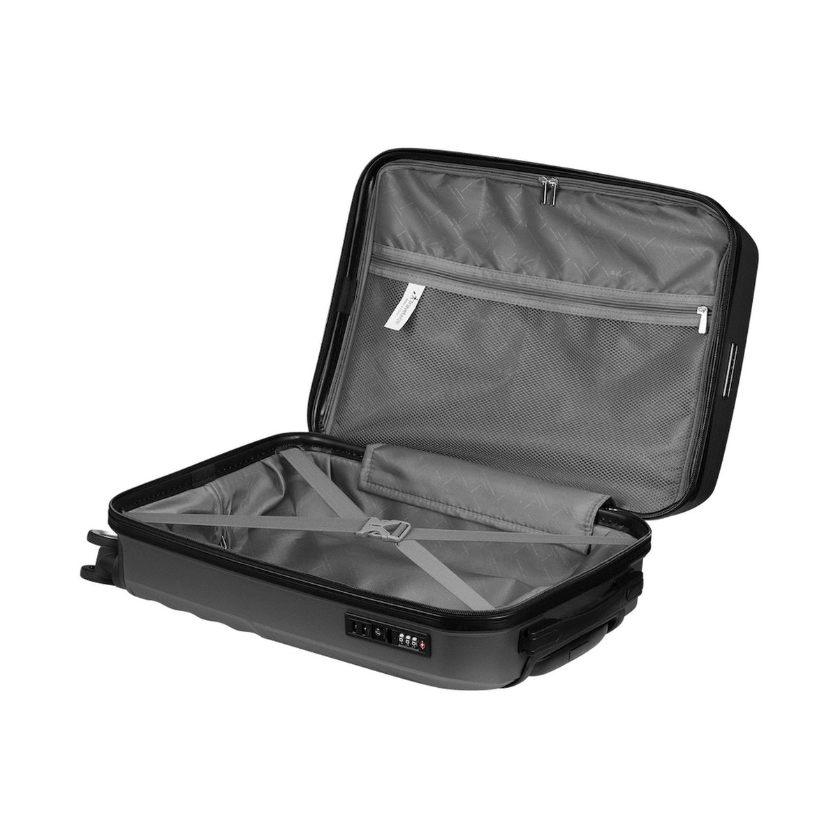 Travelwize Quartz PP 76cm 4-Wheel Spinner Luggage - Silver
