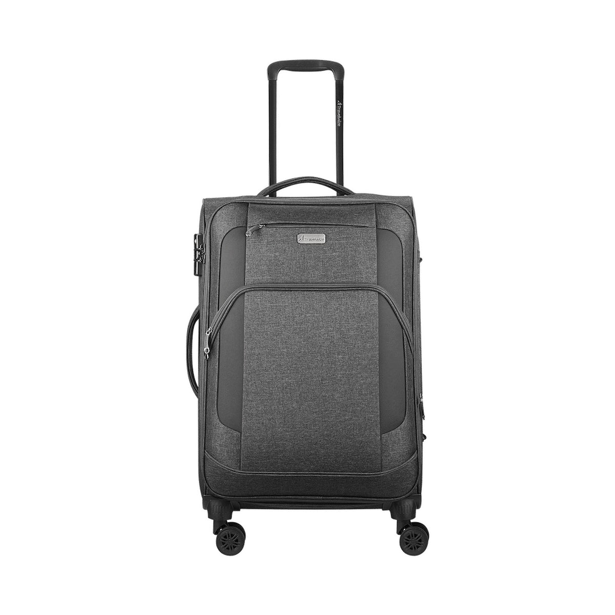 Travelwize Aurora 65cm 4-Wheel Spinner Trolley Case - Grey Melange