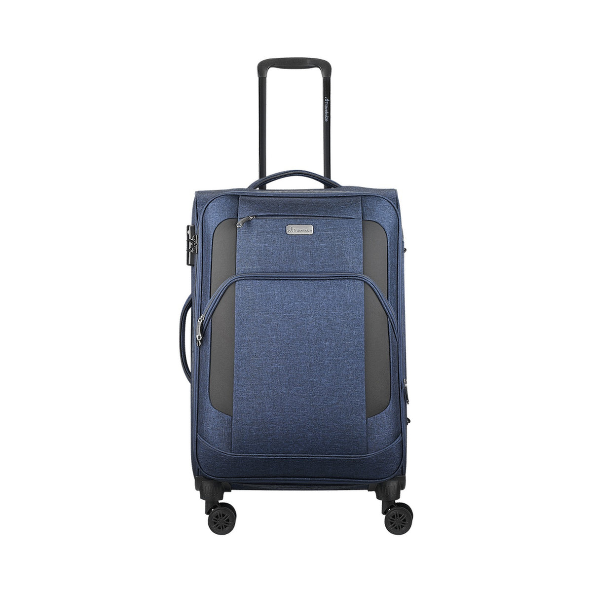 Travelwize Aurora 65cm 4-Wheel Spinner Trolley Case - Navy Melange