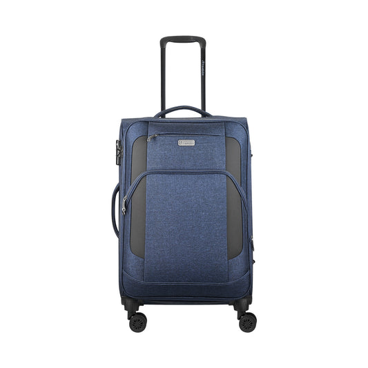Travelwize Aurora 65cm 4-Wheel Spinner Trolley Case - Navy Melange