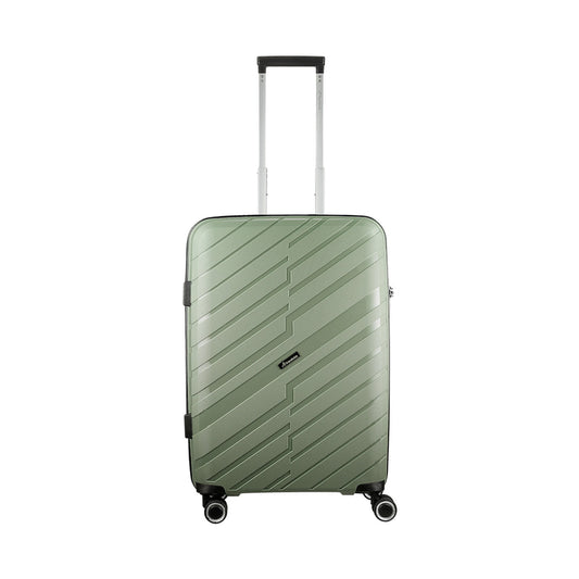 Travelwize Java PP 4-Wheel Spinner 65cm Luggage - Military