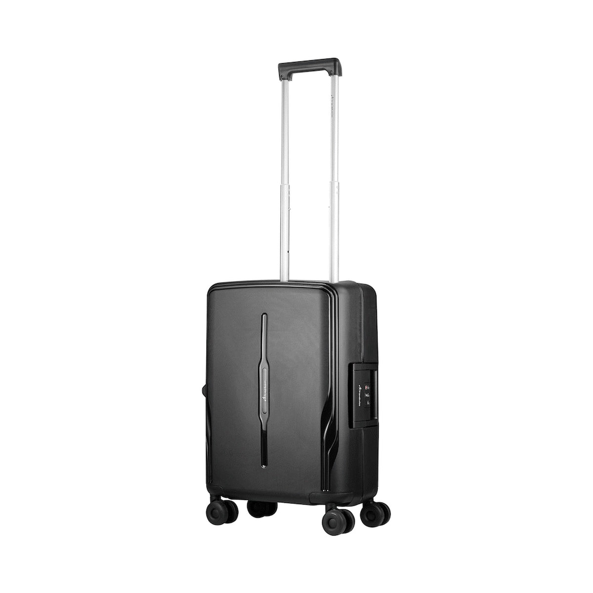 Travelwize Clipper PP 55cm 4-Wheel Spinner Luggage Black