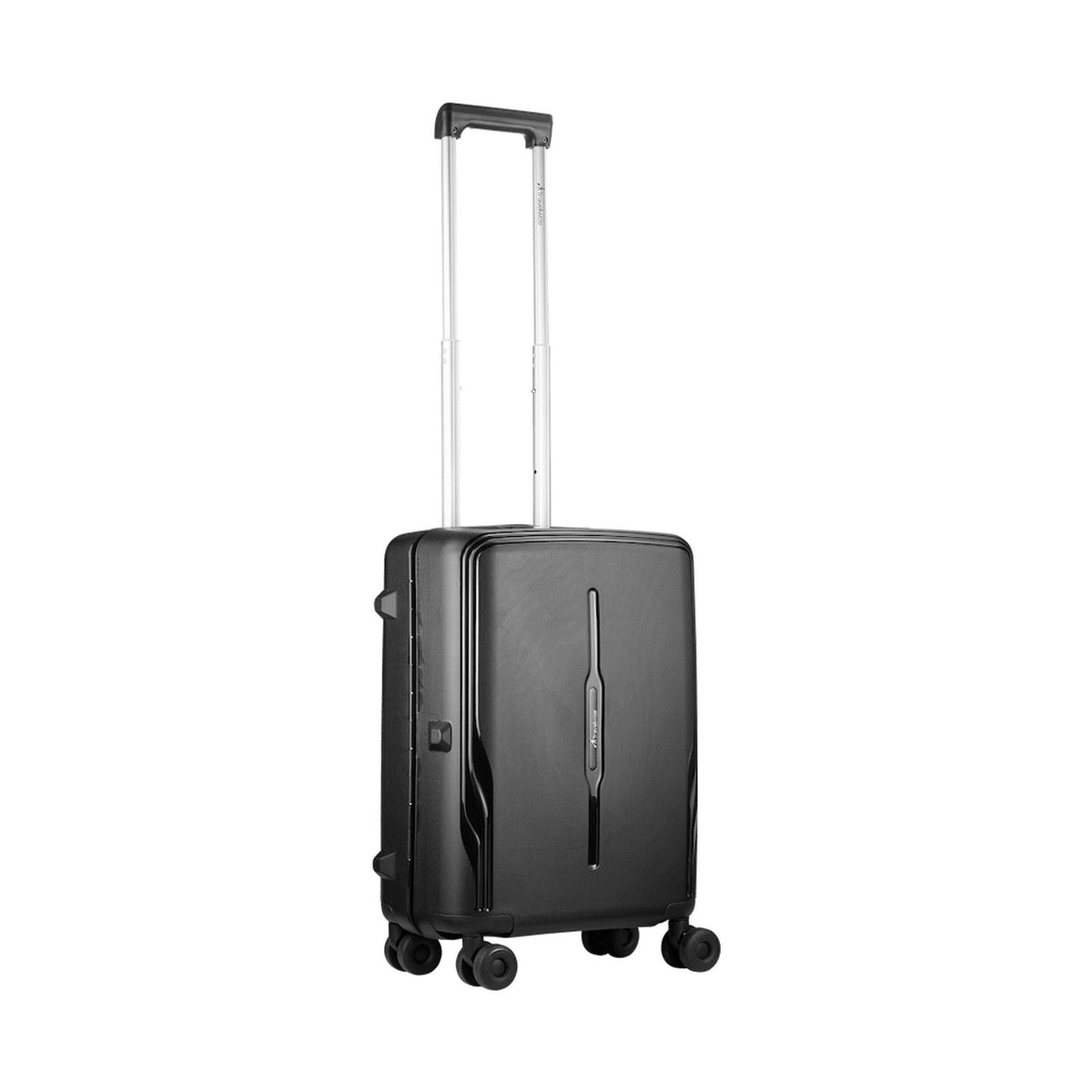 Travelwize Clipper PP 55cm 4-Wheel Spinner Luggage Black