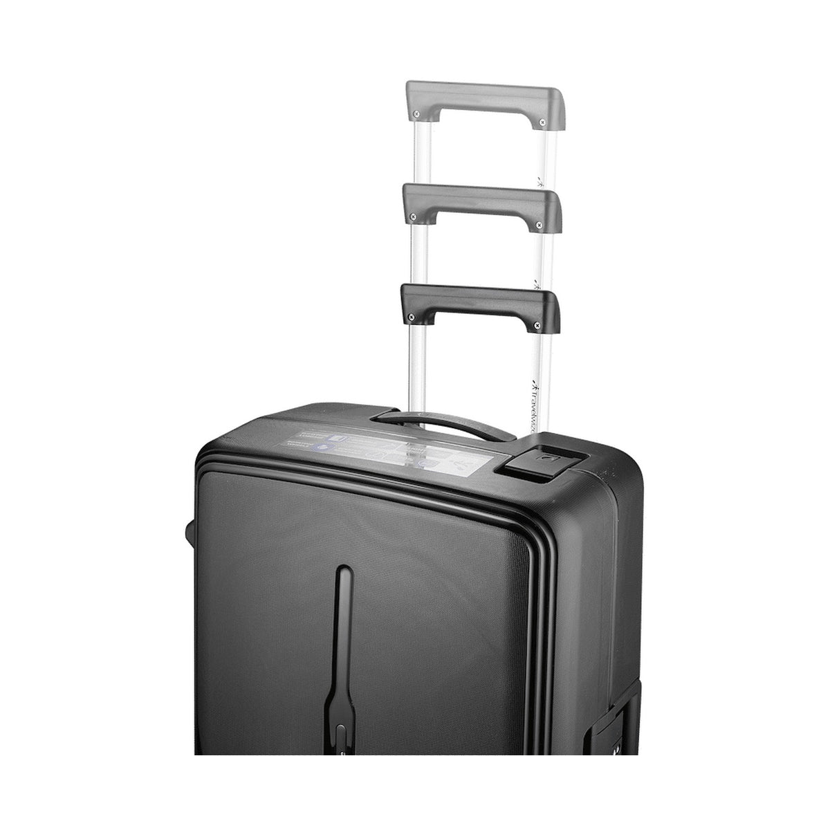 Travelwize Clipper PP 55cm 4-Wheel Spinner Luggage Black