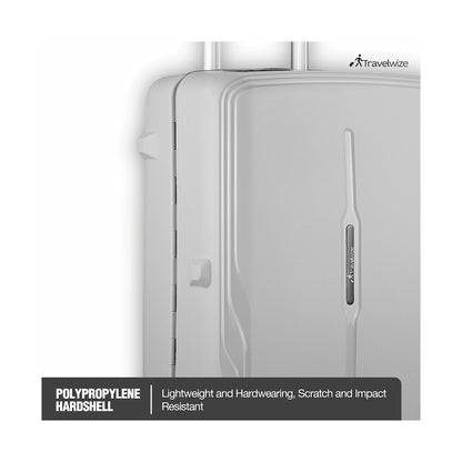 Travelwize Clipper PP 55cm 4-Wheel Spinner Luggage Nardo Grey