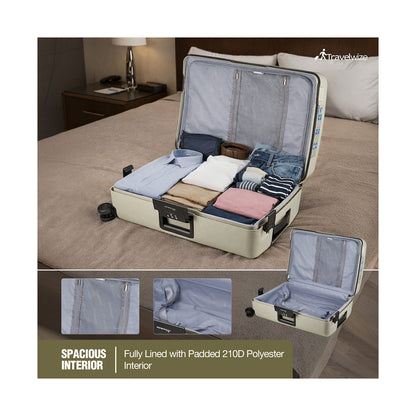 Travelwize Clipper PP 65cm 4-Wheel Spinner Luggage Beige