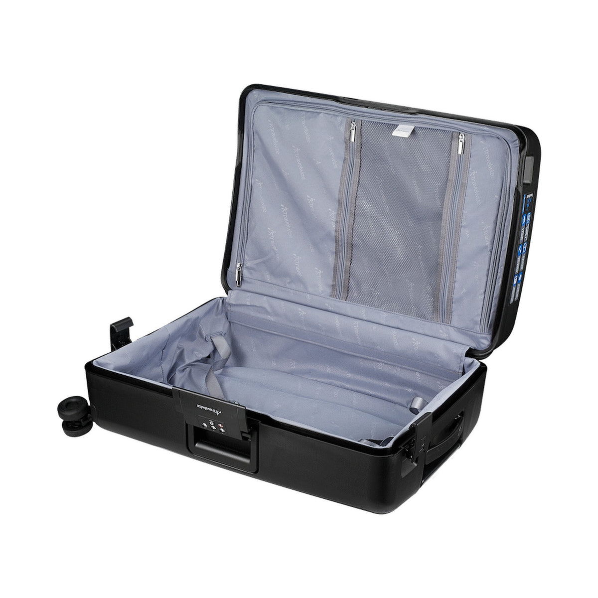 Travelwize Clipper PP 65cm 4-Wheel Spinner Luggage Black