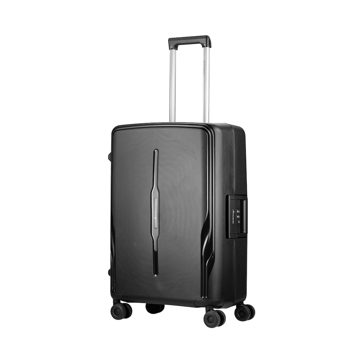 Travelwize Clipper PP 65cm 4-Wheel Spinner Luggage Black
