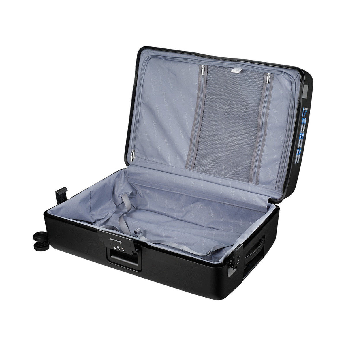 Travelwize Clipper PP 75cm 4-Wheel Spinner Luggage Black