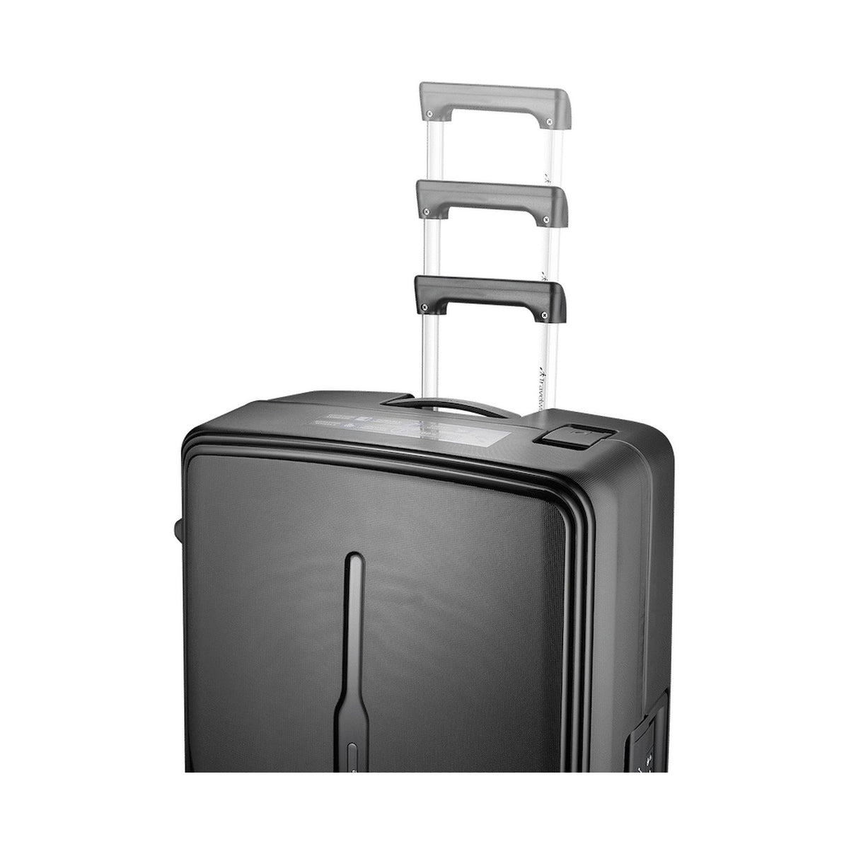 Travelwize Clipper PP 75cm 4-Wheel Spinner Luggage Black