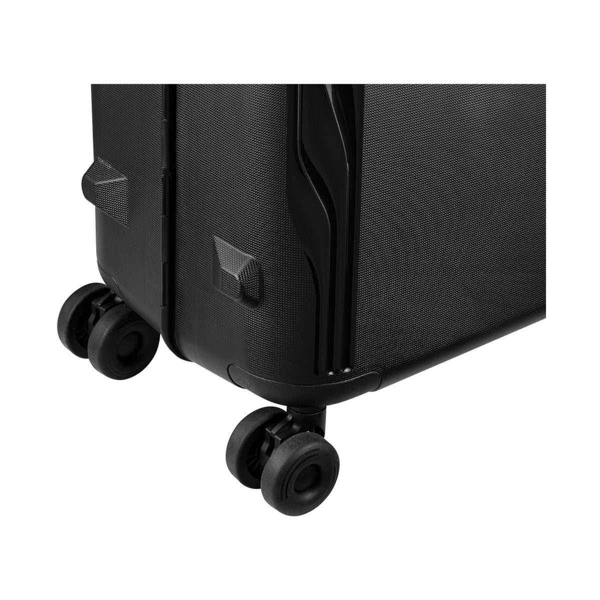Travelwize Clipper PP 3Pc 4-Wheel Spinner Luggage Set Black