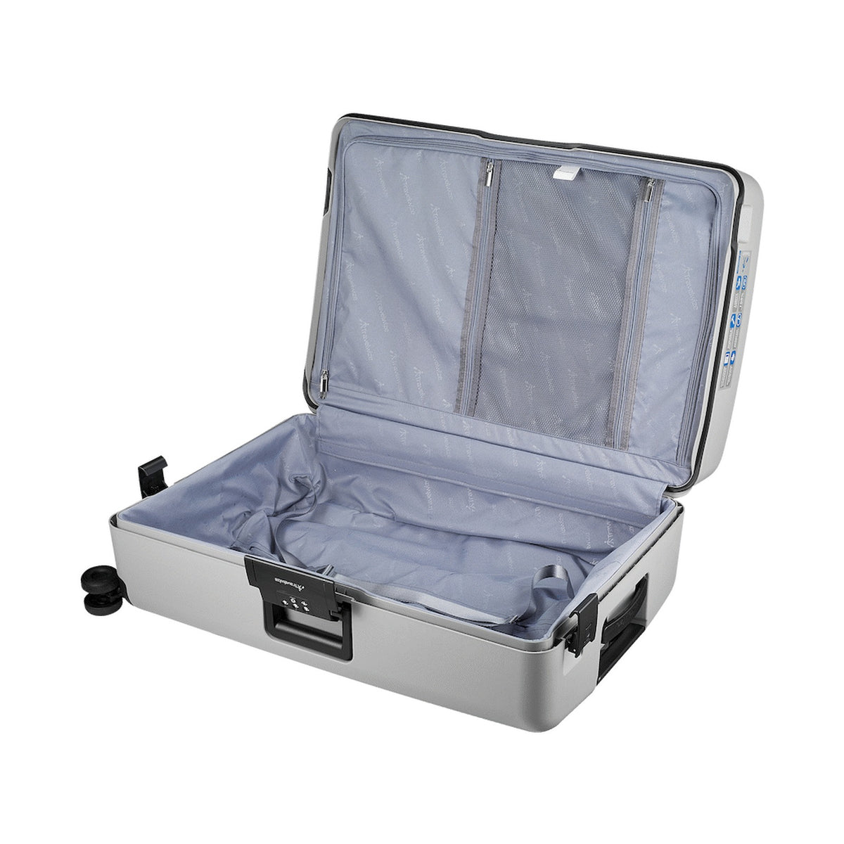 Travelwize Clipper PP 3Pc 4-Wheel Spinner Luggage Set Nardo Grey