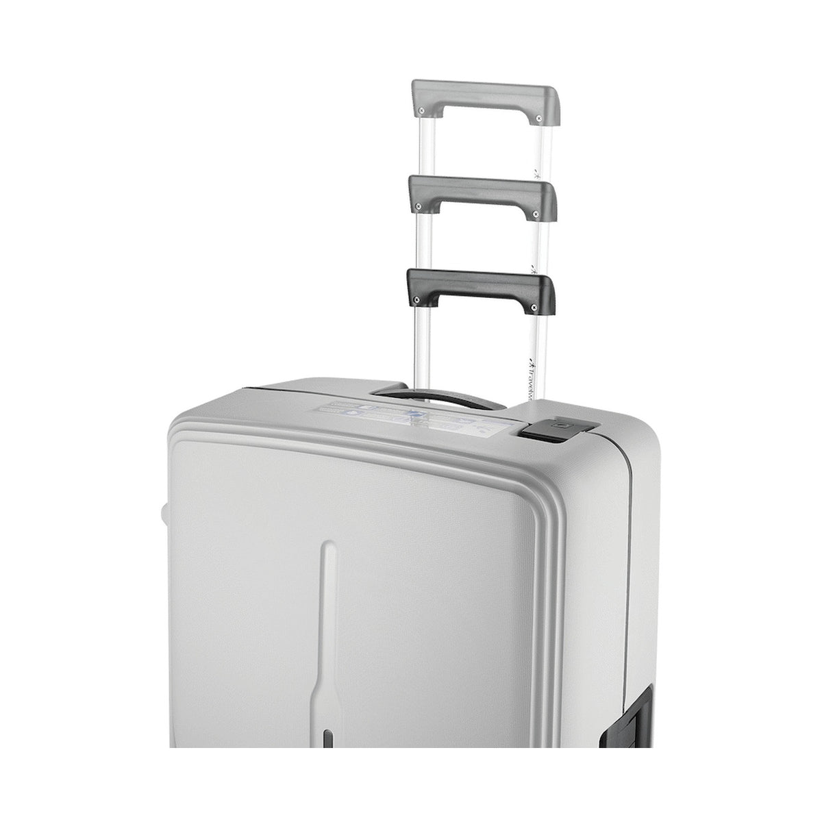 Travelwize Clipper PP 3Pc 4-Wheel Spinner Luggage Set Nardo Grey