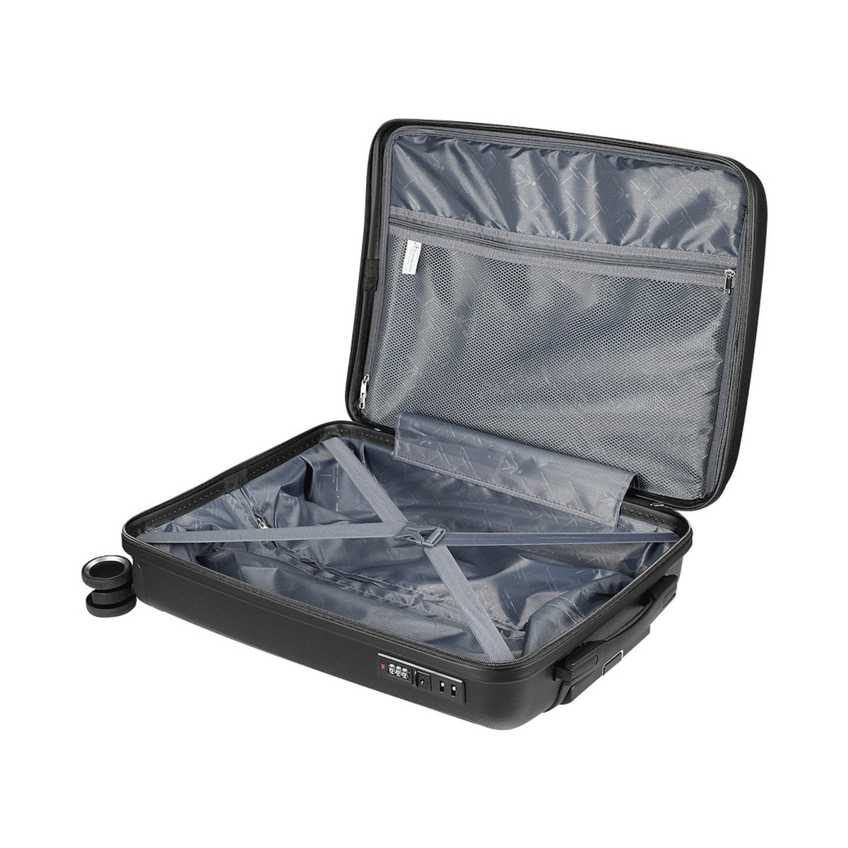 Travelwize Tourer PP 55cm 4-wheel Spinner Luggage Black