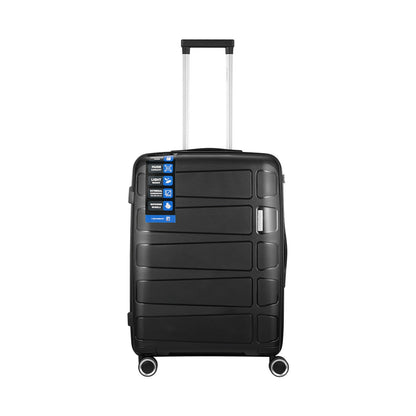 Travelwize Tourer PP 65cm 4-wheel Spinner Luggage Black