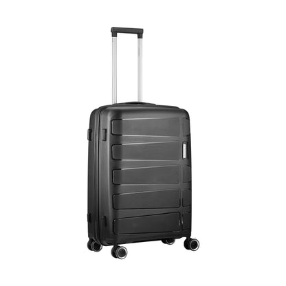 Travelwize Tourer PP 65cm 4-wheel Spinner Luggage Black