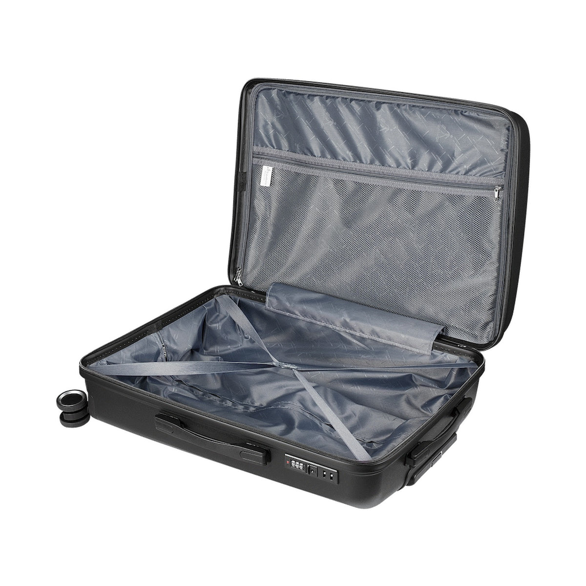 Travelwize Tourer PP 65cm 4-wheel Spinner Luggage Black