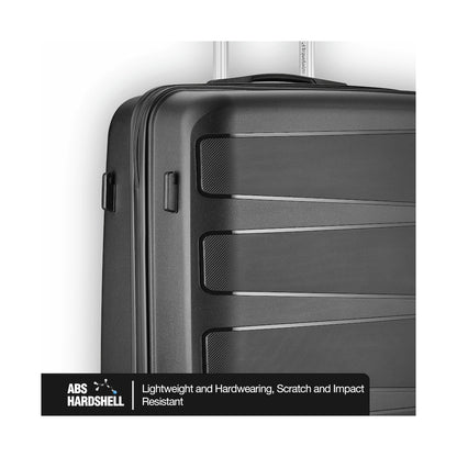 Travelwize Tourer PP 75cm 4-wheel Spinner Luggage Black