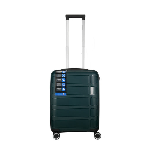 Travelwize Tourer PP 55cm 4-wheel Spinner Luggage Petrol