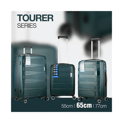 Travelwize Tourer PP 65cm 4-wheel Spinner Luggage Petrol