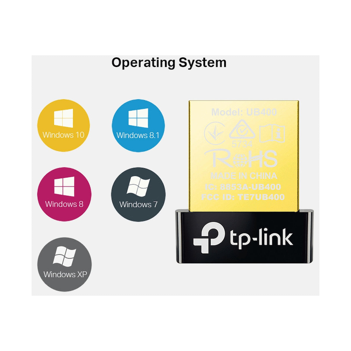 TP-Link UB400 Bluetooth 4.0 Nano USB Adapter