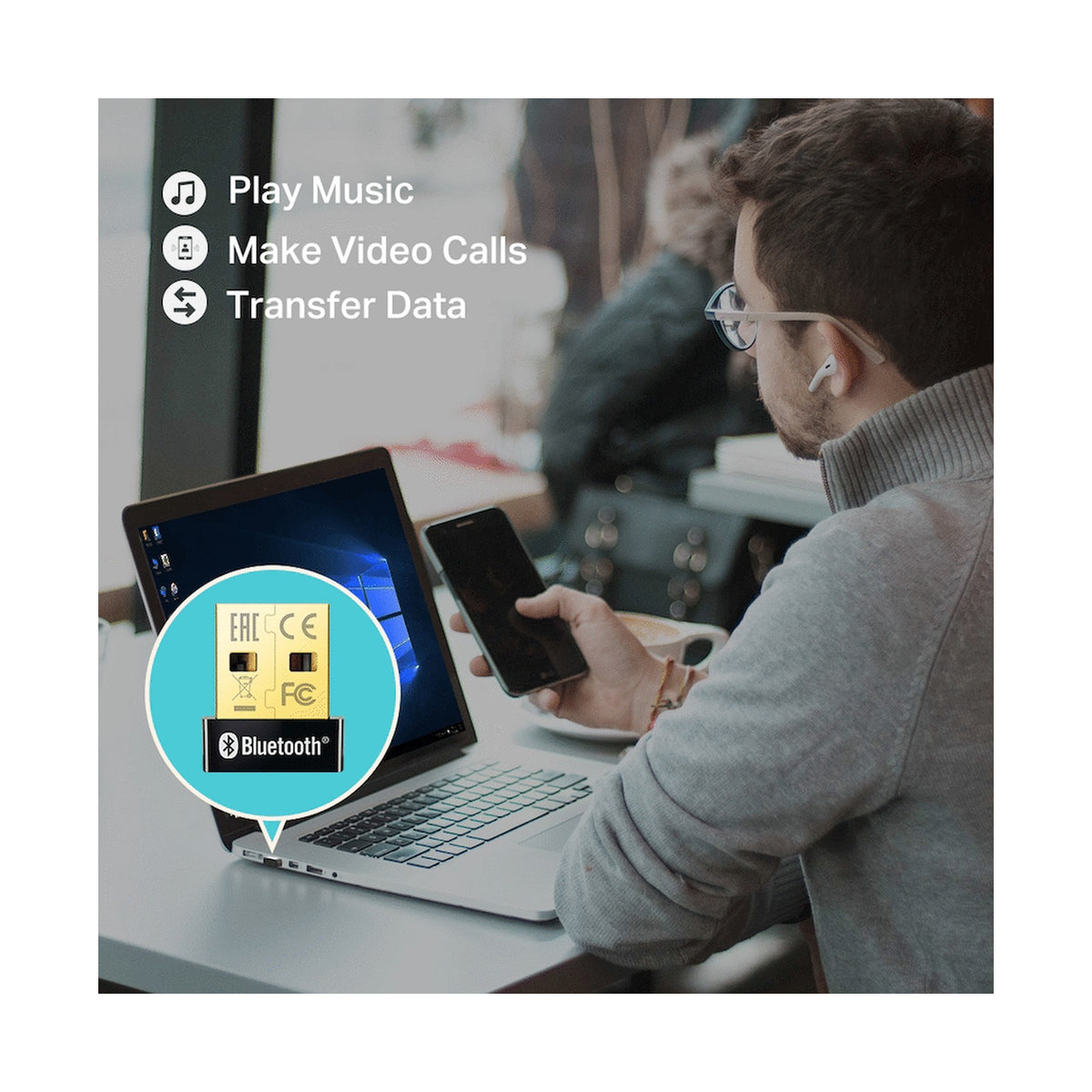 TP-Link UB400 Bluetooth 4.0 Nano USB Adapter