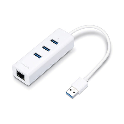 TP-Link UE330 USB 3.0 to Gigabit Ethernet Network Adapter with 3-Port USB 3.0 Hub