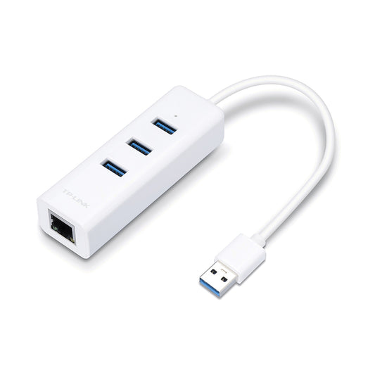 TP-Link UE330 USB 3.0 to Gigabit Ethernet Network Adapter with 3-Port USB 3.0 Hub
