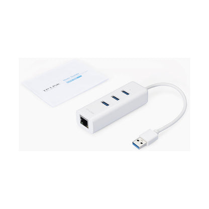 TP-Link UE330 USB 3.0 to Gigabit Ethernet Network Adapter with 3-Port USB 3.0 Hub