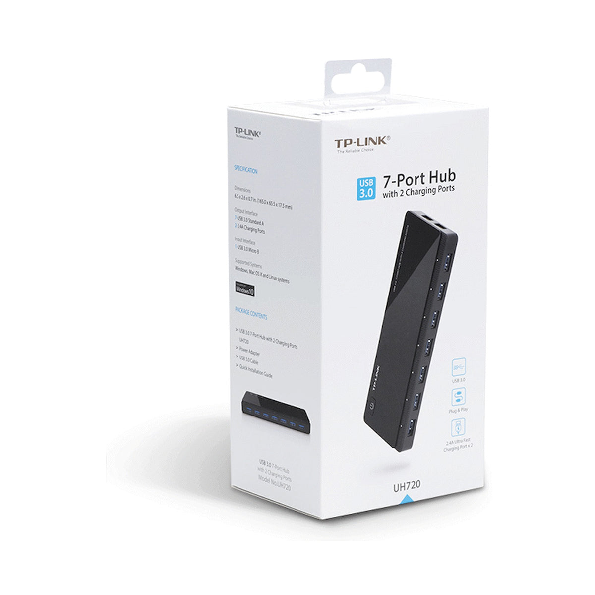 TP-Link UH720 USB 3.0 7-Port Hub with 2 Charging Ports