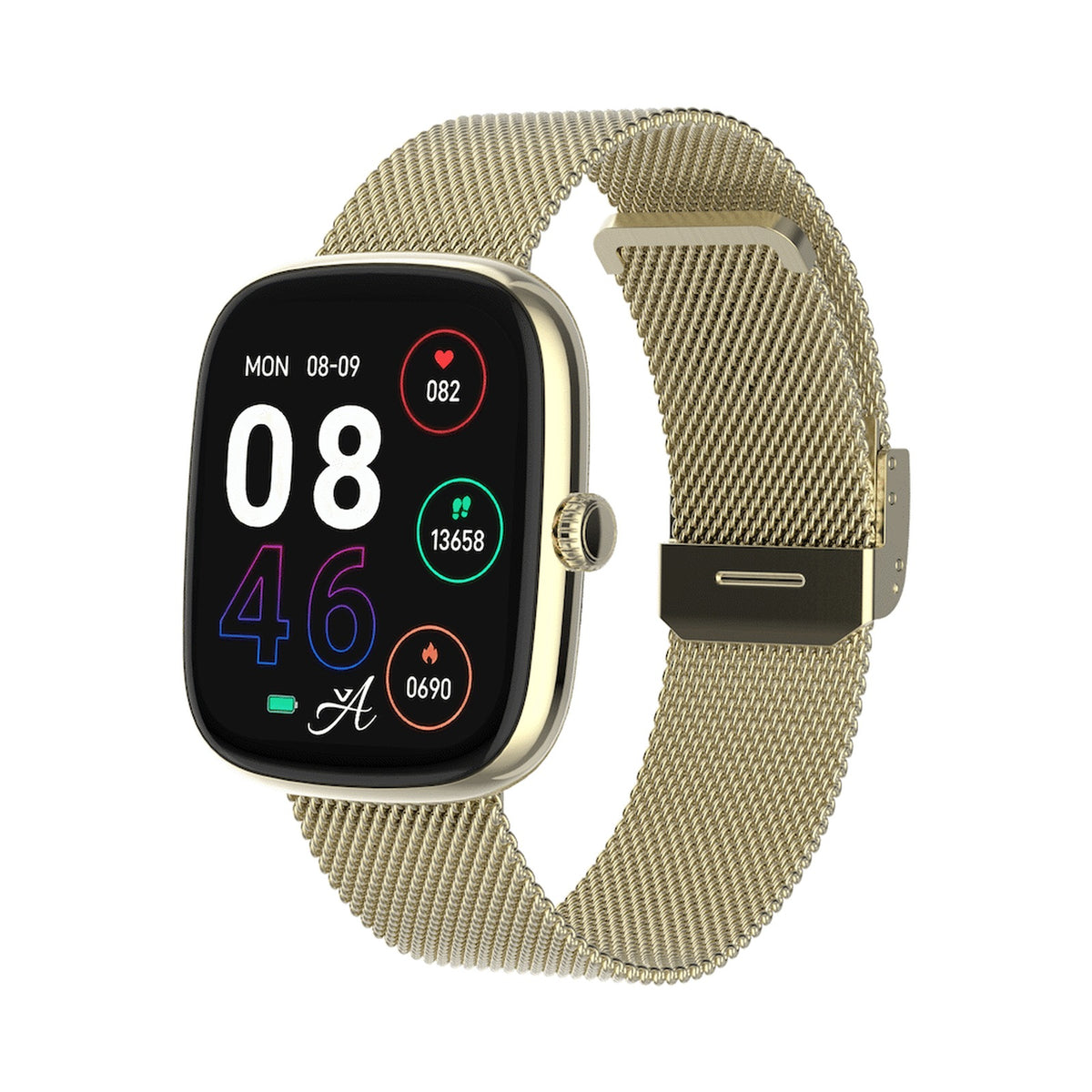 Volkano Ayla Collection Smartwatch with Milanese Strap