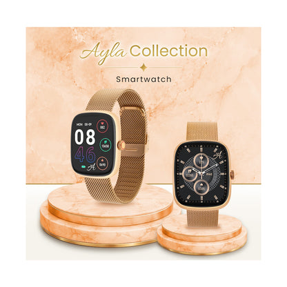 Volkano Ayla Collection Smartwatch with Milanese Strap