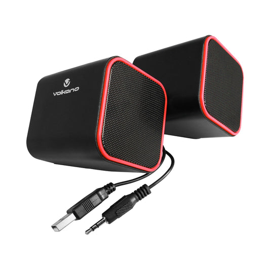 Volkano Diamond Series USB Speaker - Red
