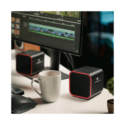 Volkano Diamond Series USB Speaker - Red