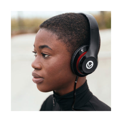 Volkano Falcon Headphones with Microphone - Black