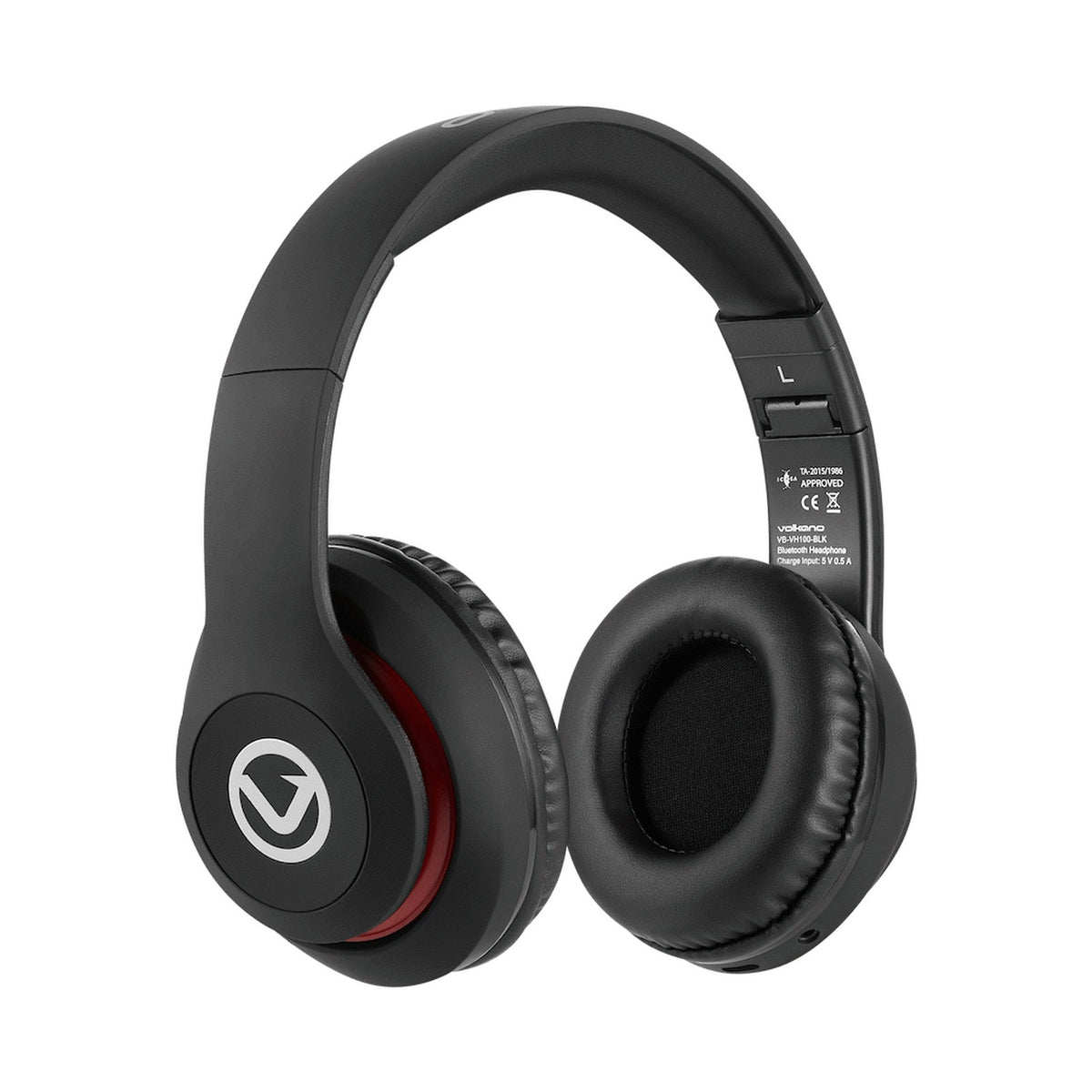 Volkano Impulse Series Bluetooth Headphones - Black