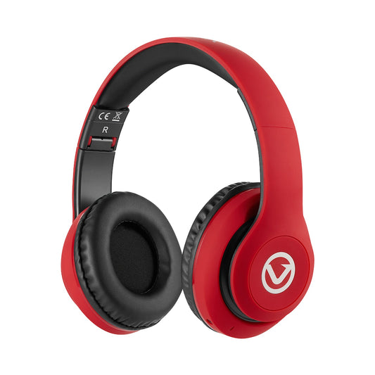 Volkano Impulse Series Bluetooth Headphones - Red