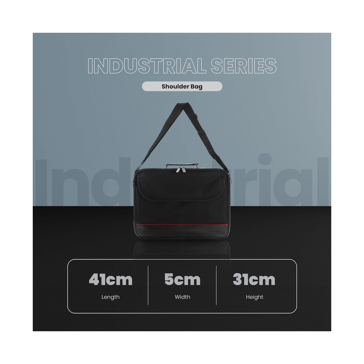 Volkano Industrial Series Shoulder Bags - Black