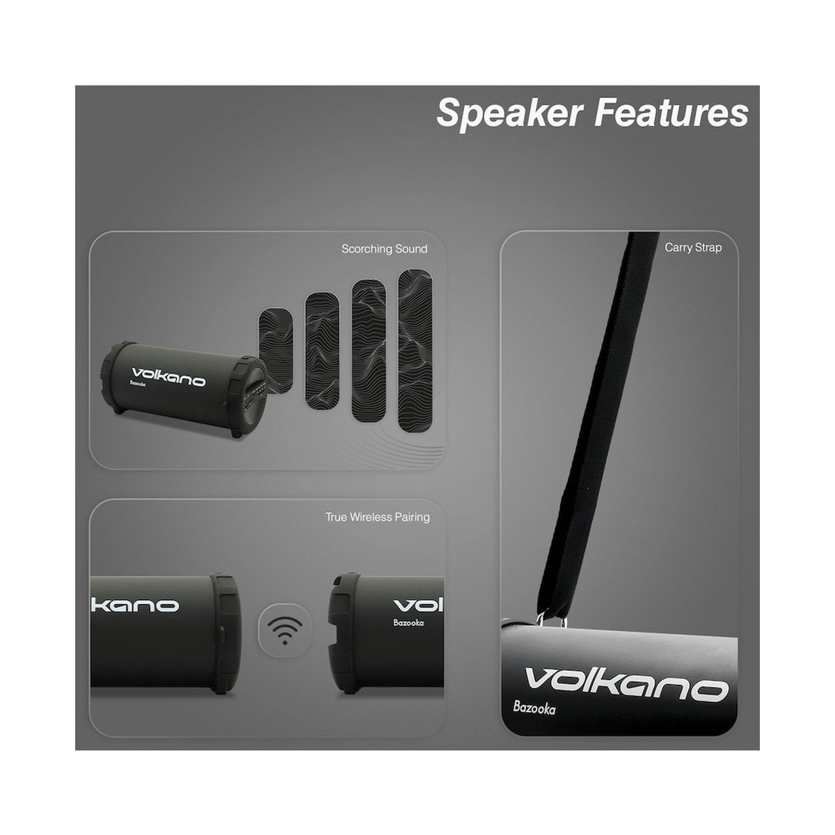 Volkano Bazooka Speaker