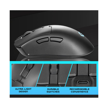 Volkano gaming Arc Ultra-Lightweight Rechargeable Gaming Mouse