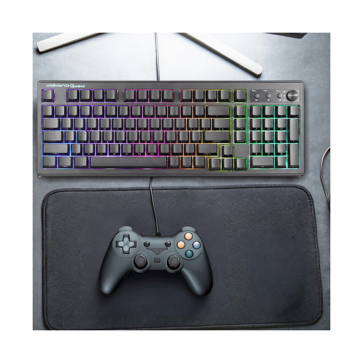 Volkano Gaming Shadow X1 Wired Gaming Keyboard with RGB lighting