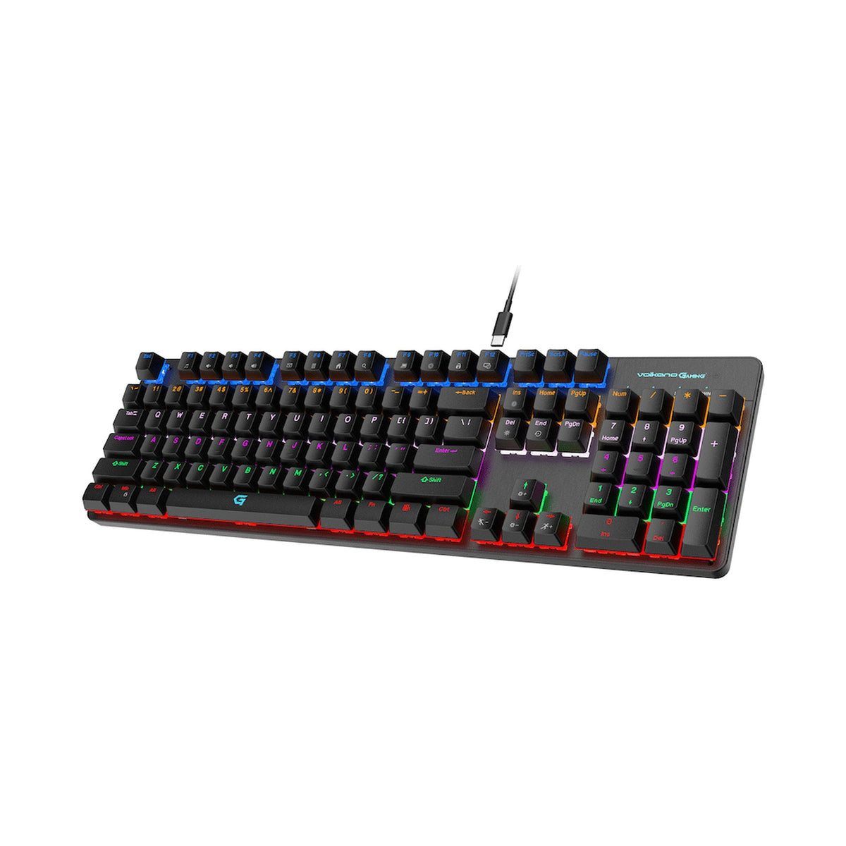 Volkano Gaming Phantom X1 Wired Mechanical keyboard with RGB lighting